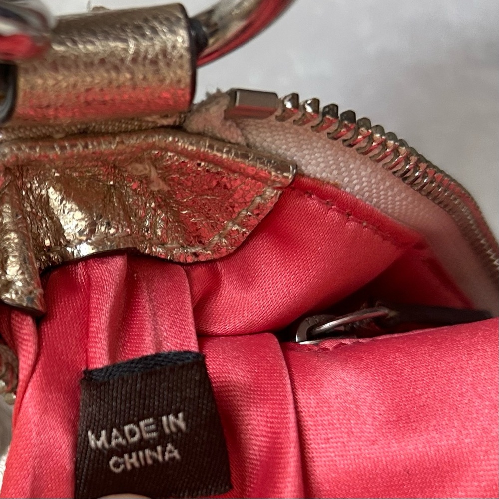 Coach Poppy sequin shoulder bag with gold leather trim - Picture 15 of 15